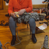 Learn to knit using giant yarn and XXL knitting needles at Plump & Co giant knitting workshops. Plump & Co workshops available nationwide in New Zealand, Australia, USA and more. Our yarns and needles are made in New Zealand. 