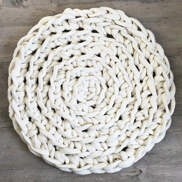 Ribbed crochet rug  Pattern – P l u m p & C o