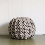 Crochet an ottoman for your home using Plump & Co yarn, 100% pure merino wool