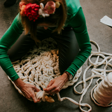 Learn to extreme crochet with guest teacher Pony Mctate using giant merino wool yarn and XXL crochet hooks from Plump & Co. Plump & Co workshops available nationwide in New Zealand, Australia, USA and more. Our yarns and needles and giant crochet hooks are made in New Zealand. 