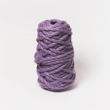 Plump & Co's giant yarn in purple 2 ply. Use our plumptious XXL New Zealand merino wool with our giant knitting needles or extreme crochet hooks to make your own chunky knit blanket or throw. Perfect for arm knitting. Worldwide shipping, free shipping to New Zealand and Australia!