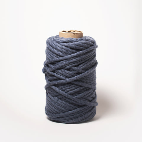 Plump & Co's giant yarn in Blue Berry 2 ply. Use our plumptious XXL New Zealand merino wool with our giant knitting needles or extreme crochet hooks to make your own chunky knit blanket or throw. Perfect for arm knitting. Worldwide shipping, free shipping to New Zealand and Australia!