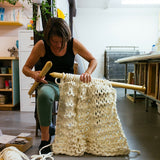 The Neighbourhood Studio X Plump & Co Extreme knitting workshop Wellington, come along and learn how to extreme knitting with Plump & Co’s chunky giant wool merino yarn and huge giant knitting needles! Touring nationwide to New Zealand and Australia.