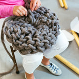 The Neighbourhood Studio X Plump & Co Extreme knitting workshop Wellington, come along and learn how to extreme knitting with Plump & Co’s chunky giant wool merino yarn and huge giant knitting needles! Touring nationwide to New Zealand and Australia.