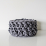 Crochet your own chunky yarn basket using Plump & Co XXL yarn