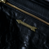 Plump & Co X Kate of Arcadia deer leather handbag made in new zealand with brass fittings in black or custom colours.