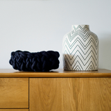 Knit your own beautiful chunky yarn XL bowl to add texture to your home.