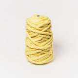 Plump & Co's giant yarn in yellow 2 ply. Use our plumptious XXL New Zealand merino wool with our giant knitting needles or extreme crochet hooks to make your own chunky knit blanket or throw. Perfect for arm knitting. Worldwide shipping, free shipping to New Zealand and Australia!